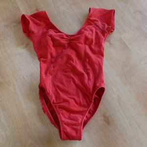 Petite Adult Red Motionwear Leotard